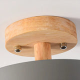 Eir Macaron Round Wood Grain Ceiling Lamp | Modern Nordic Flush Mount