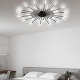 Connoly Modern Spiral Sputnik Ceiling Light - LED Flush Mount Chandelier