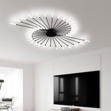 Connoly Modern Spiral Sputnik Ceiling Light - LED Flush Mount Chandelier
