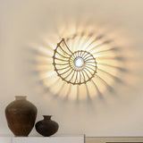 Aegir Nautilus Decorative LED Wall Lamp - Modern Luxury Spiral Sconce
