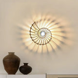 Aegir Nautilus Decorative LED Wall Lamp - Modern Luxury Spiral Sconce