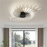 Connoly Modern Spiral Sputnik Ceiling Light - LED Flush Mount Chandelier