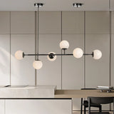 Kenzo Modern Glass Orb Pendant Light - Minimalist Hanging Lamp