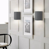 Rhea Resin Ribbed Wall Sconce - Minimalist Modern Interior Wall Lamp