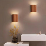 Rhea Resin Ribbed Wall Sconce - Minimalist Modern Interior Wall Lamp