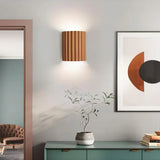 Rhea Resin Ribbed Wall Sconce - Minimalist Modern Interior Wall Lamp