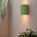 Rhea Resin Ribbed Wall Sconce - Minimalist Modern Interior Wall Lamp
