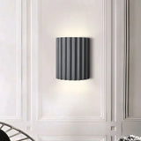 Rhea Resin Ribbed Wall Sconce - Minimalist Modern Interior Wall Lamp